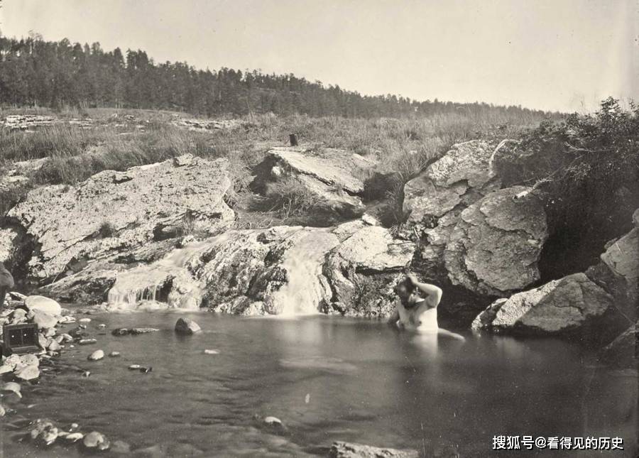 老照片 十九世纪的美国西部 那壮美的景色