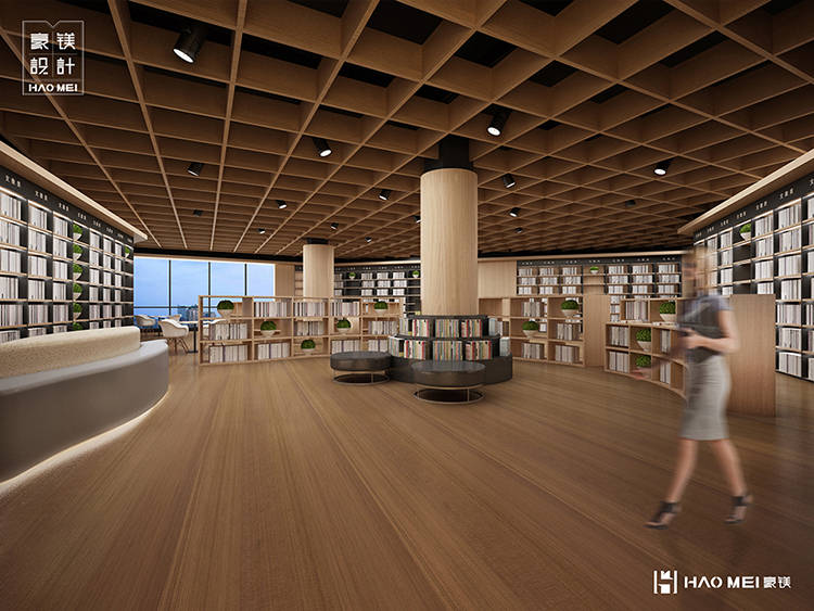 图书馆设计_图书馆书架