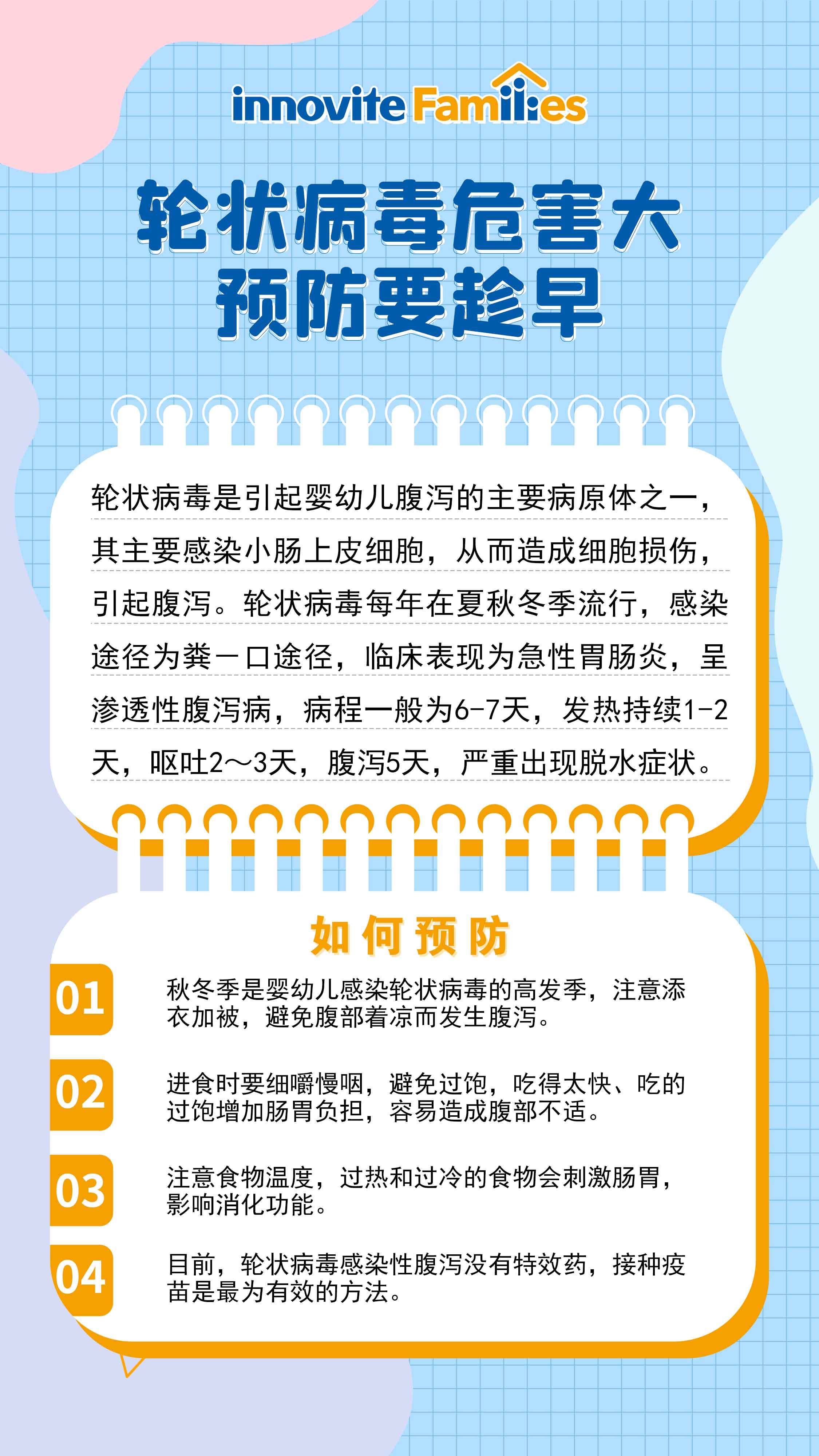 innovite小课堂 轮状病毒危害大,预防要趁早