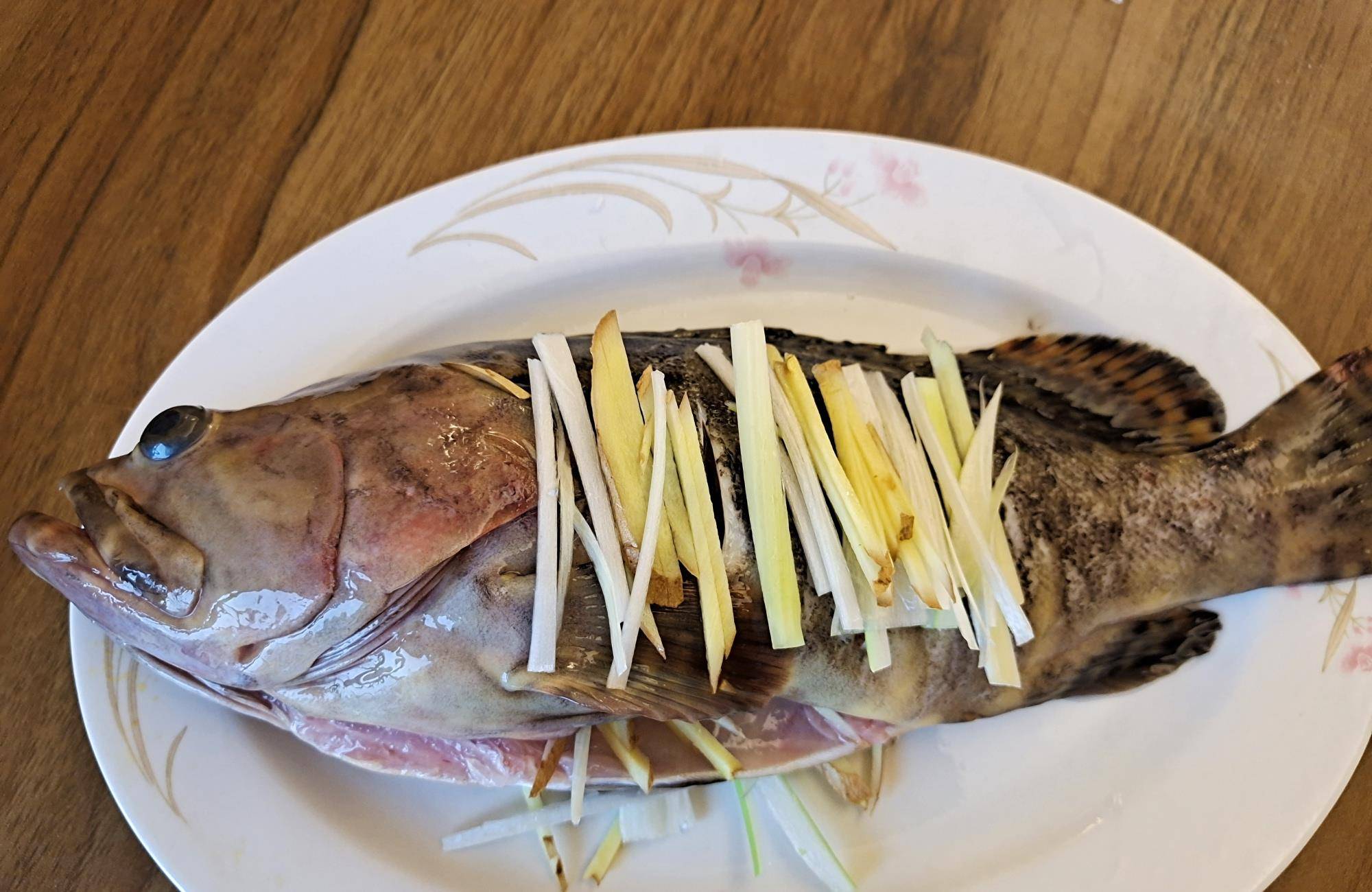 原创15块钱一斤的石斑鱼教你清蒸石斑鱼的做法肉质鲜嫩营养丰富
