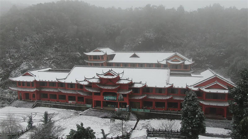 蜀南竹海：白雪皑皑似裹纱 娇羞妩媚惹人醉