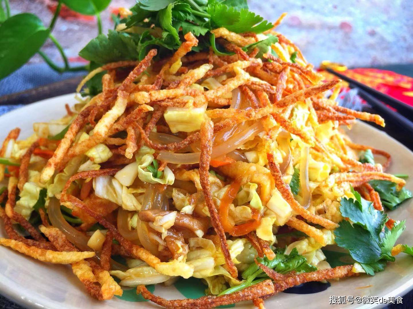 年夜饭餐桌上必备菜之凉拌金丝白菜爽口香脆大人孩子都喜欢