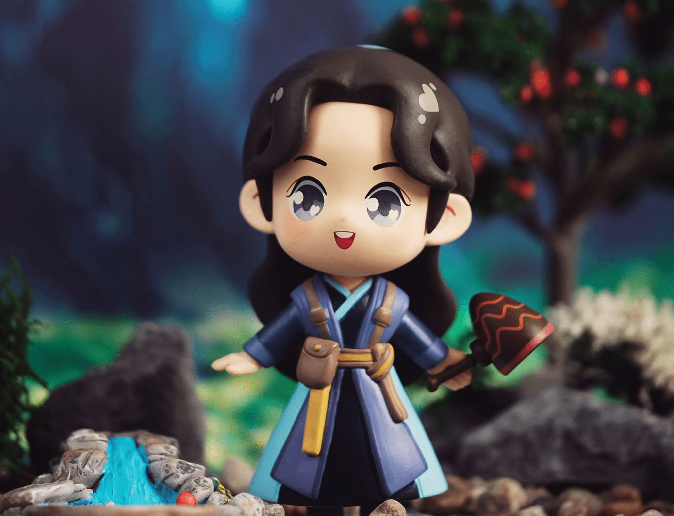 原创斗罗官方推出八大盲盒玩偶,唐三手拿昊天笋,小舞兔子耳朵很可爱