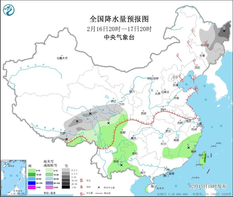 未来三天 中东部地区有大风降温天气