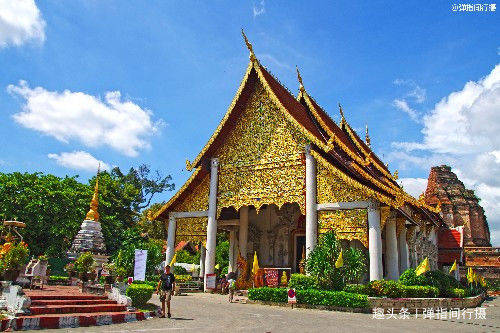 泰国清迈最大寺庙，藏着600年神秘“金字塔”，今成最火旅游地标