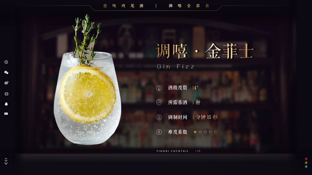 调嘻鸡尾酒第29集金菲士