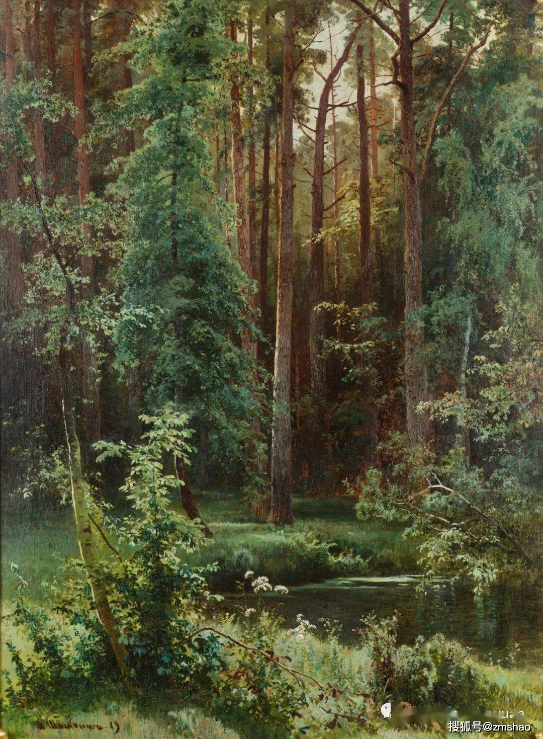油画大师——希施金绘画欣赏