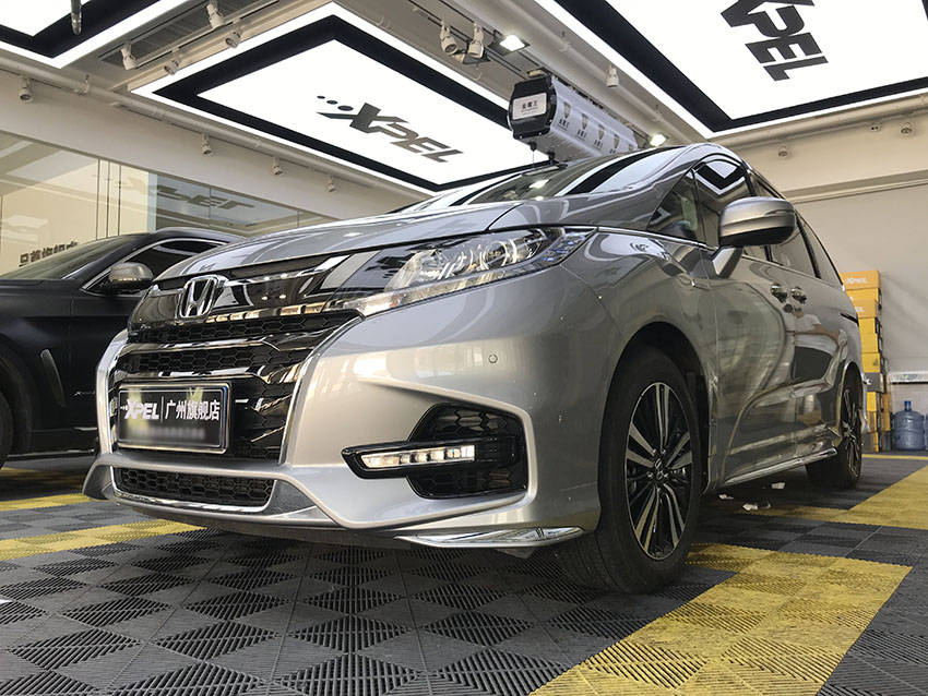 广州车主本田奥德赛贴xpel隐形车衣有效避免车漆出现刮痕