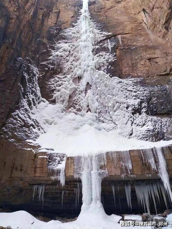 “雪松”现世太行大峡谷，共赏大自然最美的恩赐
