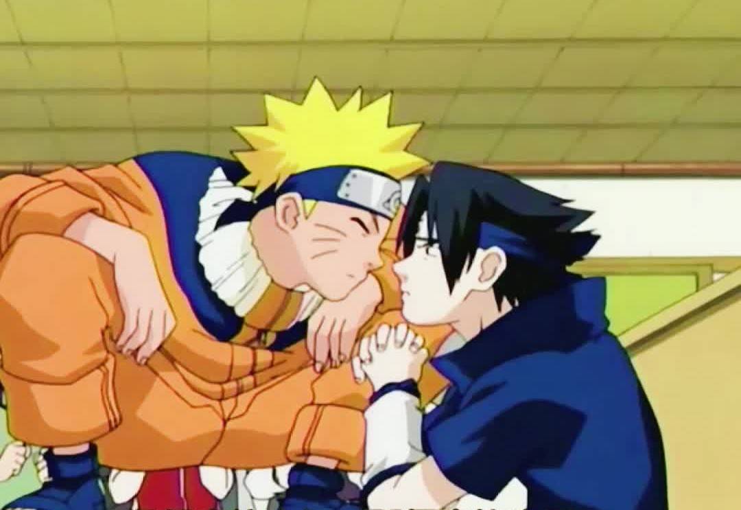 大型名场面 鸣人与佐助的初吻现场!