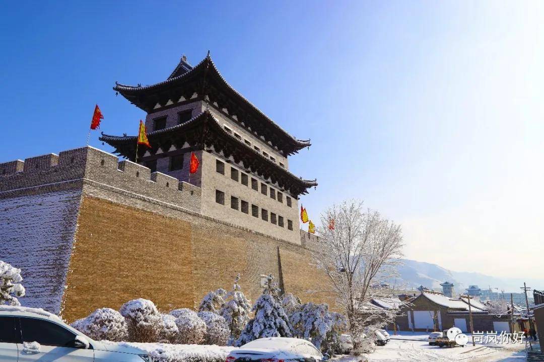 【图说岢岚】三月的第一份美好,从这场雪开始!_古城