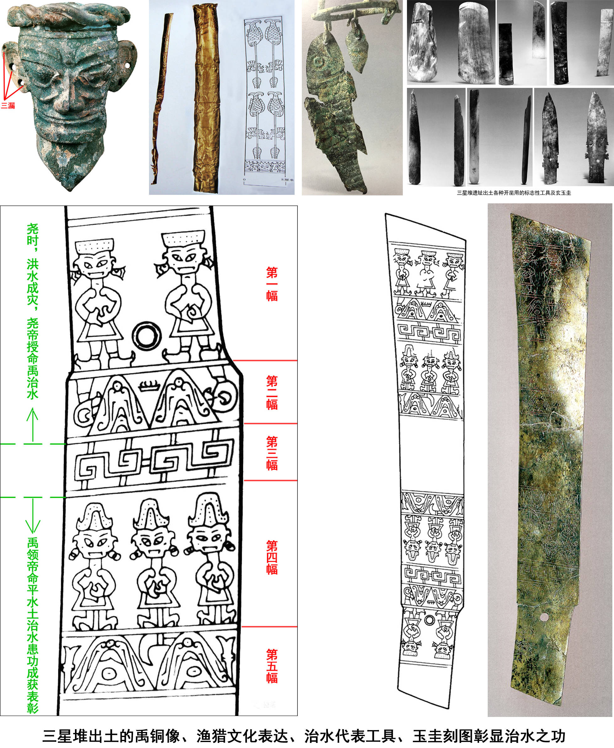 舜禹在“都广之野”汇聚,虞夏文明在三星堆盛极一时!_四岳