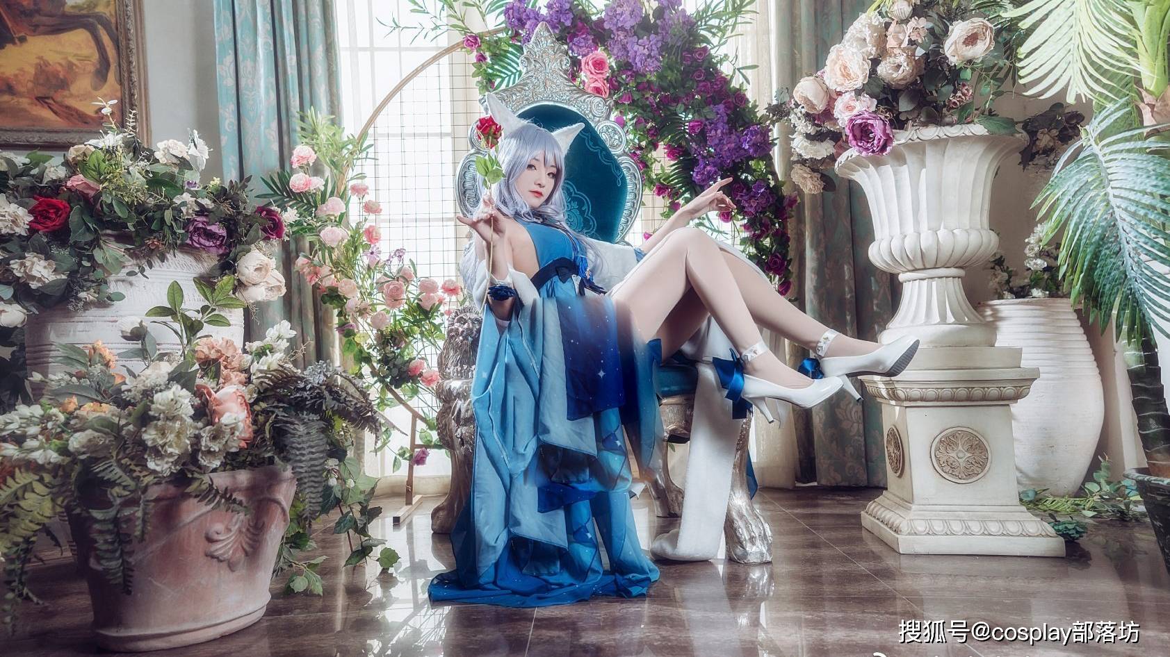 cos:碧蓝航线信浓礼服cos正片@魔法少女