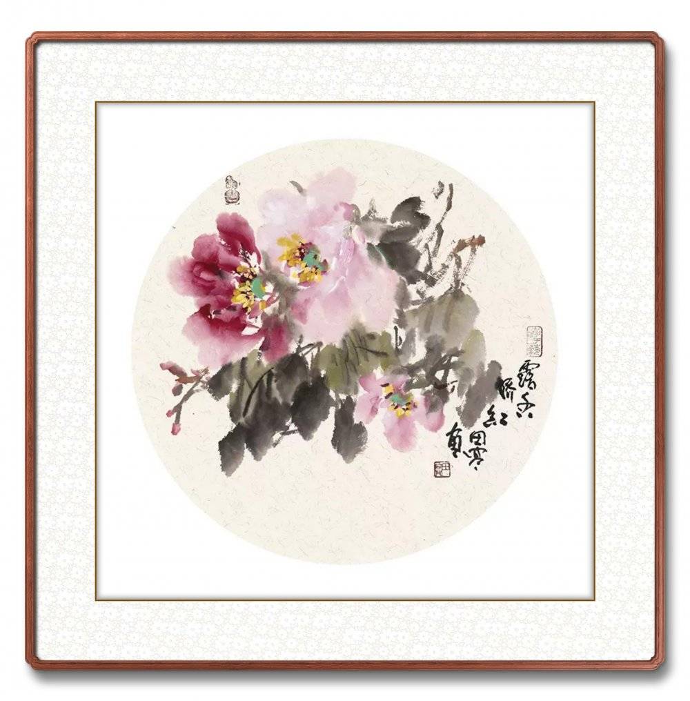 画作欣赏春光未满花已成海画家田寒作品欣赏