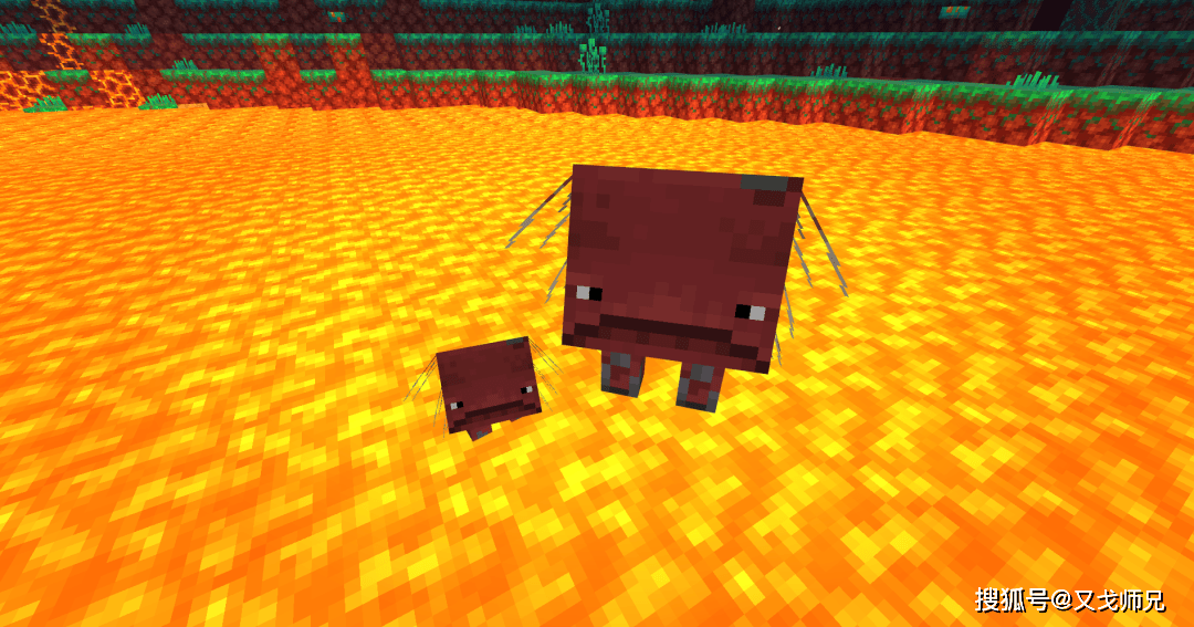 我的世界:下界新生物炽足兽不怕火,除了砍还有三个办法能击败它!