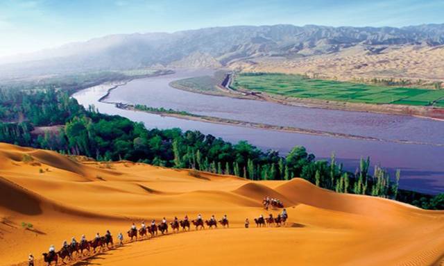 黄河边的沙漠如此秀美，一个来了不想走的地方
