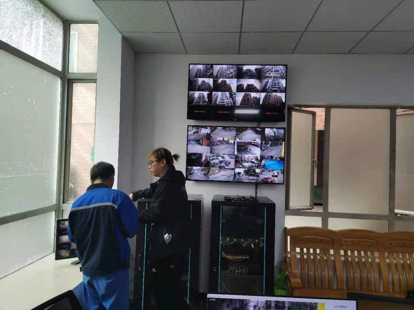 南湖雅苑智慧平安小区:管理监控中心