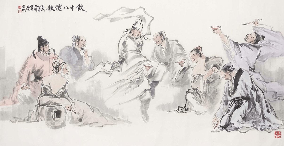 原创唐朝的饮中八仙是哪八个人杜甫一首诗安排得明明白白