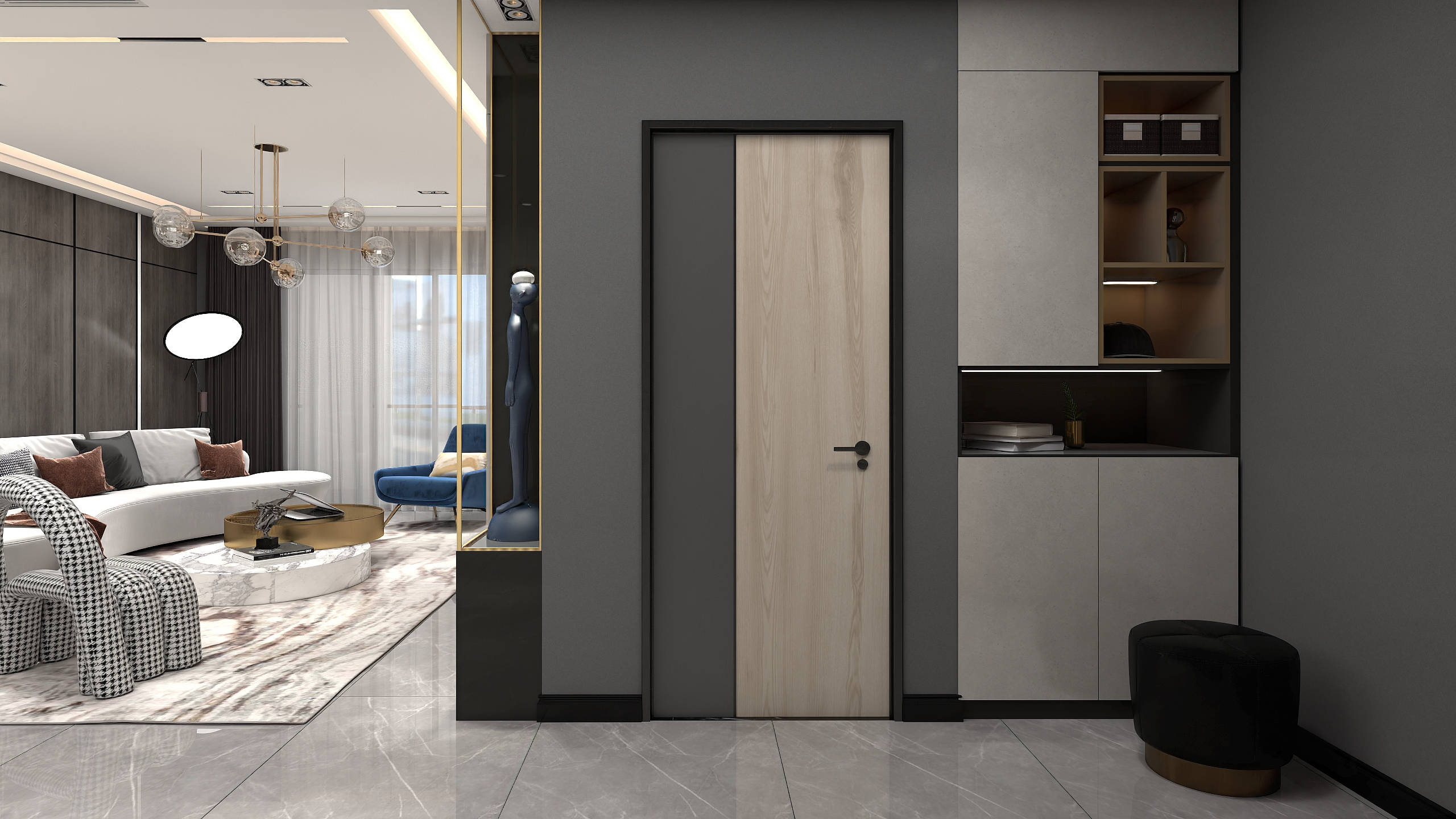 131㎡4室1厅全屋定制设计