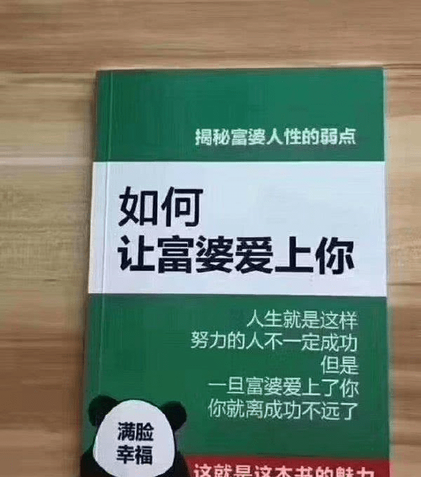 试问:若真能让富婆爱上你,作者还有空写这本书?早和富婆约会去了