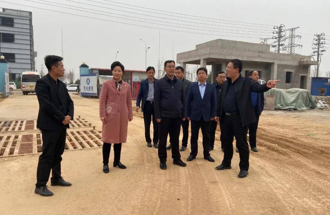 宝鸡扶风齐军建在新兴产业园调研重点项目建设情况