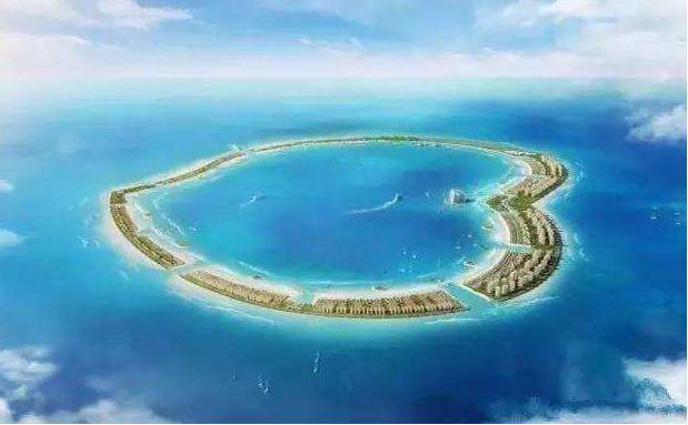 中国最美的人工岛，耗资20亿美金填海即将结束，外形超美即将开放