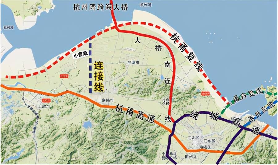 宁波城际轻轨宁波到余姚的一期已经完工通车,二期从余姚到杭州湾新区