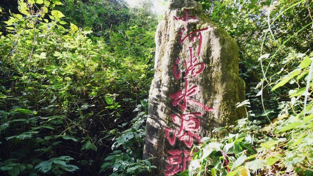(密祉桂花箐小河淌水源头碑)