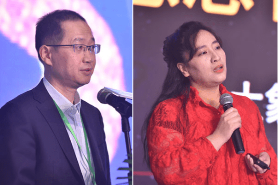 大象慧云董事长 陈懿(左)大象慧云总经理 刘冬娜(右)发布会开始,大象