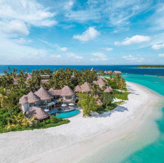 被评为“马尔代夫最佳私人岛”的鹦鹉螺岛