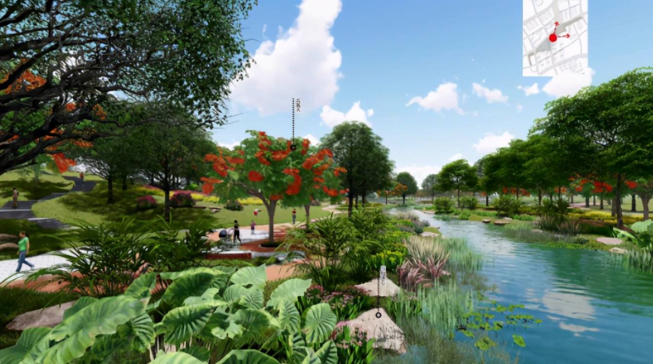厦门将打造一座凤凰花主题生态公园，可漫步花道、听溪流、赏鱼塘