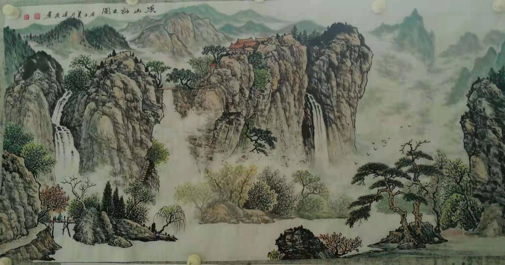 蚂蚁全媒体中心著名书画家李建广作品欣赏