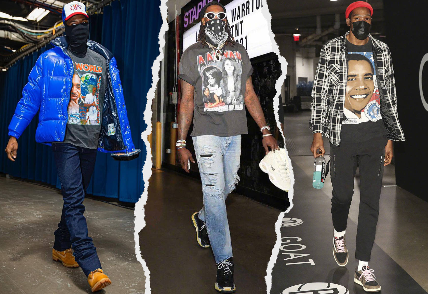 NBA球星从廉价商店抢购盗版T恤？揭秘时下球员通道最盛行风潮_搜狐网