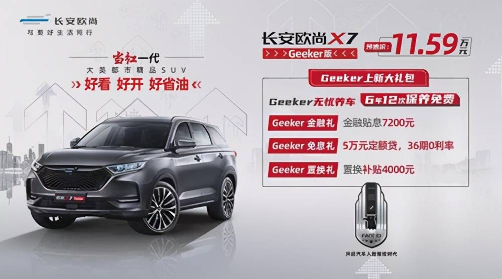 不仅仅是刷脸开门而已 长安欧尚X7 Geeker版开启预售_搜狐汽车_搜狐网