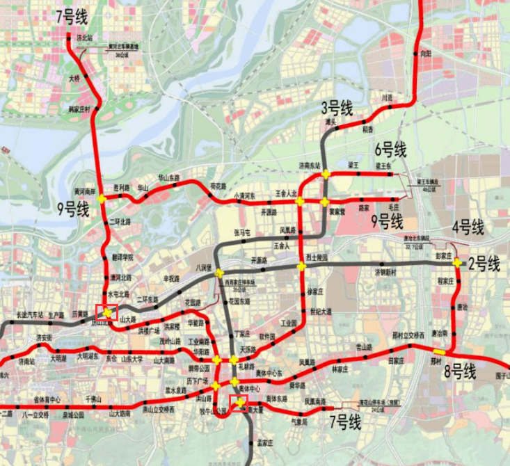 济南七号线地铁线路图图片
