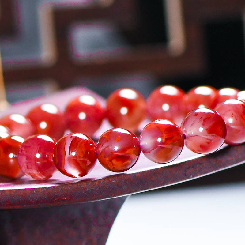 普琳丝|凉山南红中的一抹紫——紫体冰飘南红(冰紫南红),独树一帜的