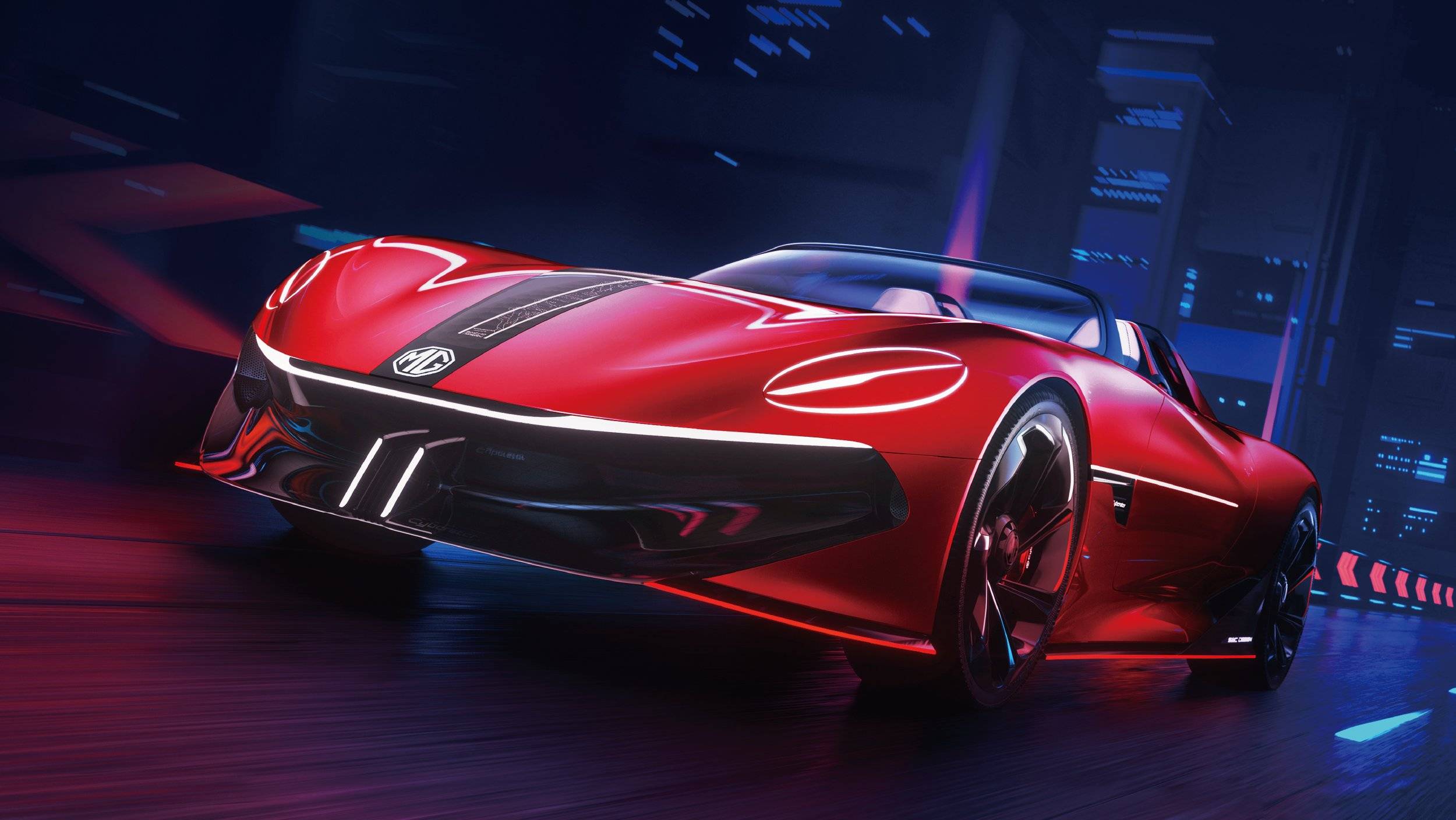全球首款电竞座舱概念跑车将在上海车展亮相_搜狐汽车_搜狐网
