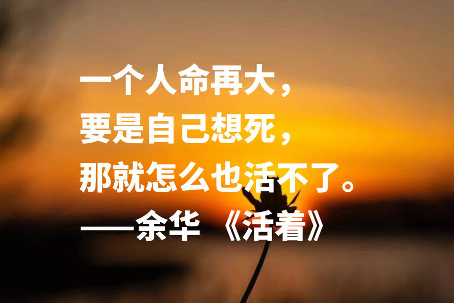 原创余华的书触动人太多场景催人泪下这十句名言意味深长转发了