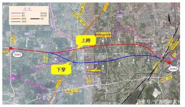 奉化四明路近期延伸至203省道远期东延至东钱湖区域的鄞横线衔接