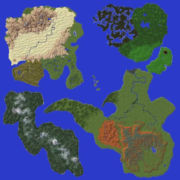 地图|玩家自制《MC》256km2大型地图 开放下载景色绝美