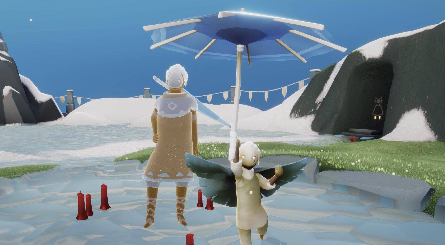 原创光遇里有三种伞，但绝大多数玩家只见过两种，最后一种伞太稀有
