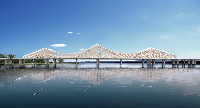 江西拟建一座大桥，桥梁长约1.74千米，将成赣州的一座标志性建筑