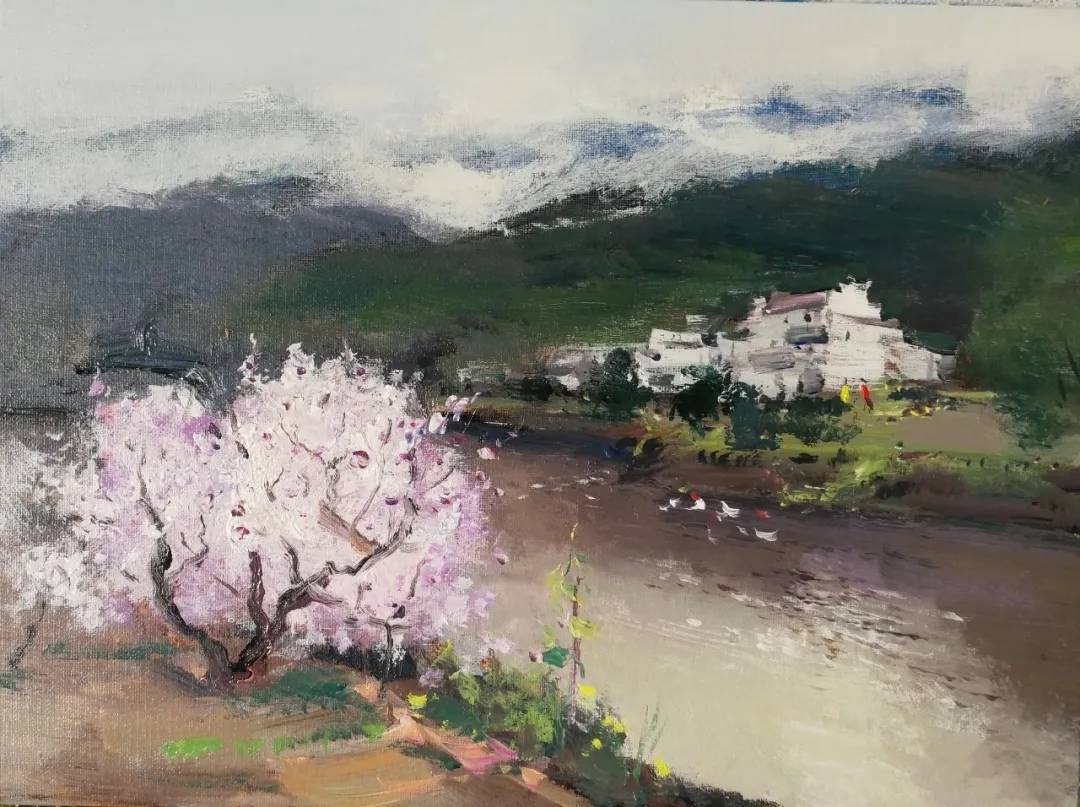 留住春色一一晏子新作欣赏