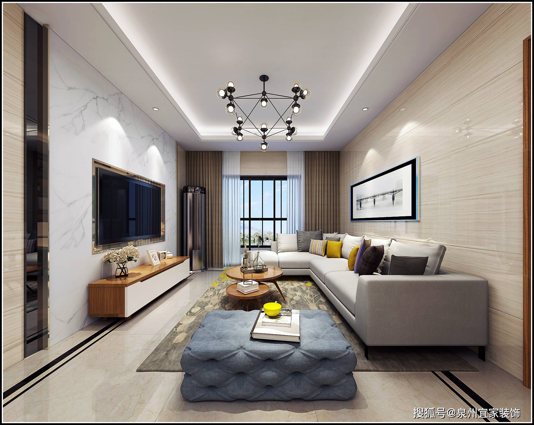 装修过的朋友应该都会有所感受,即使自己家有130平的面积,除去公摊