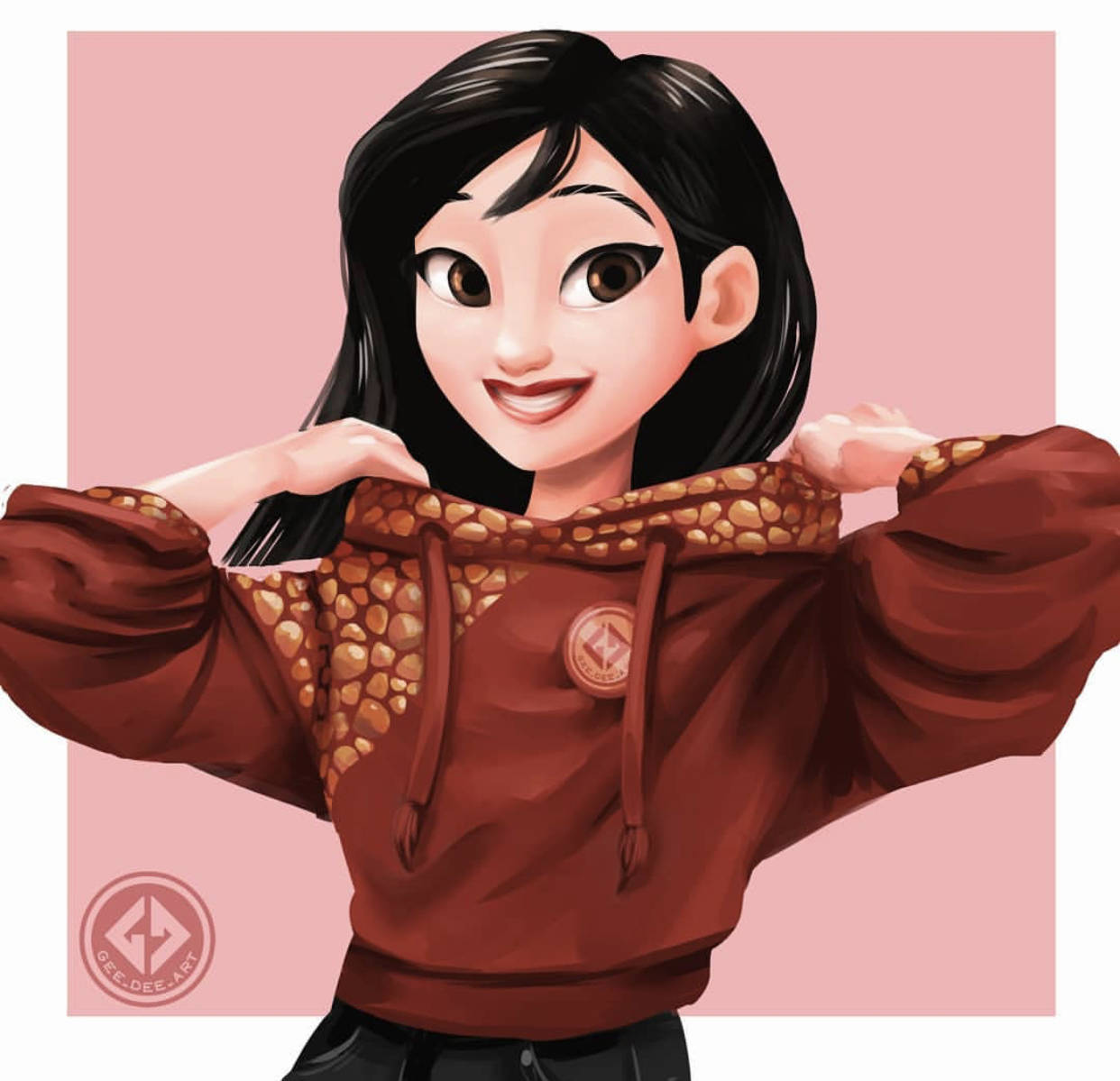 迪士尼公主的"卫衣造型",秒变活力美少女,白雪公主这款真好看