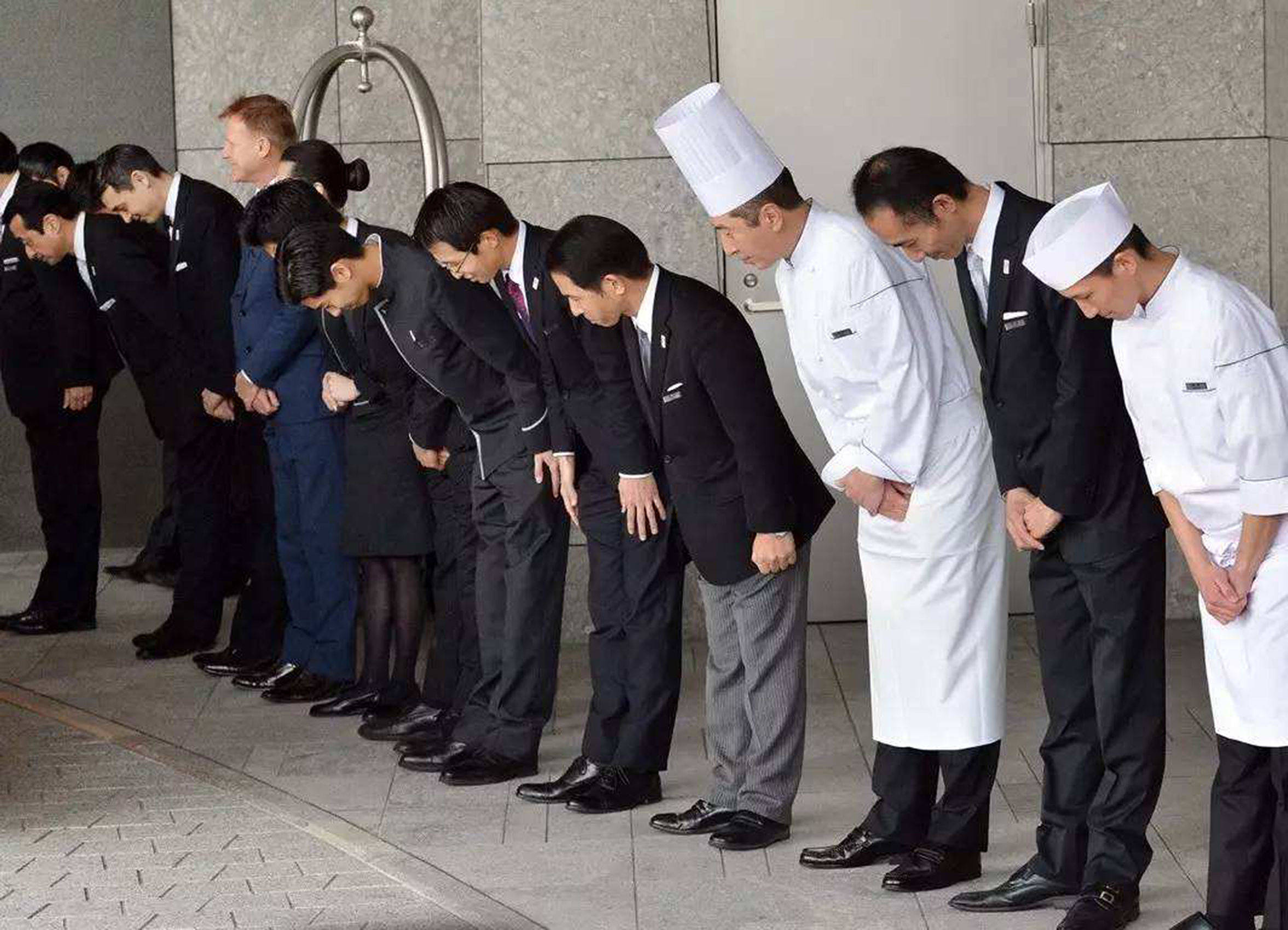 日本人见面礼仪图片