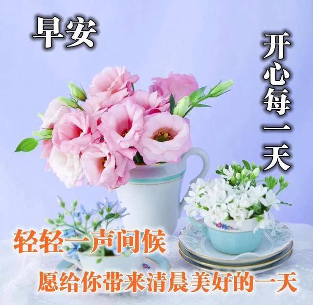 最新精辟好看的早安祝福图片,美好的一天从早安问候开始