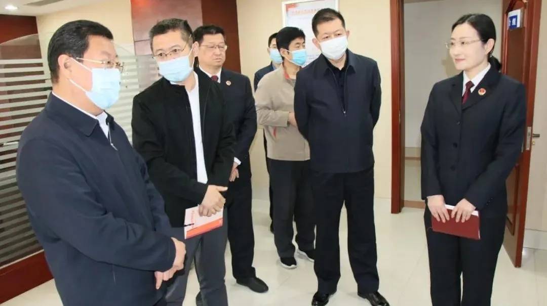 桑福岭调研督导检察队伍教育整顿工作