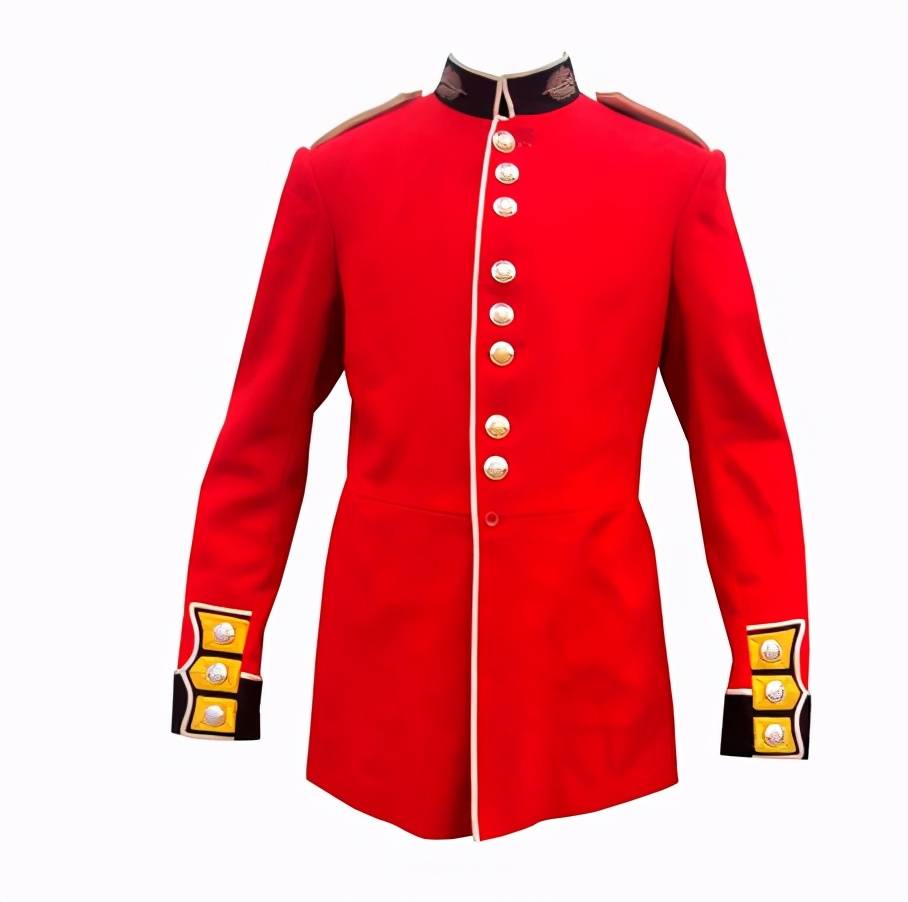原创军装中的贵族英国皇家卫队的红色制服一件上衣就要五百英镑