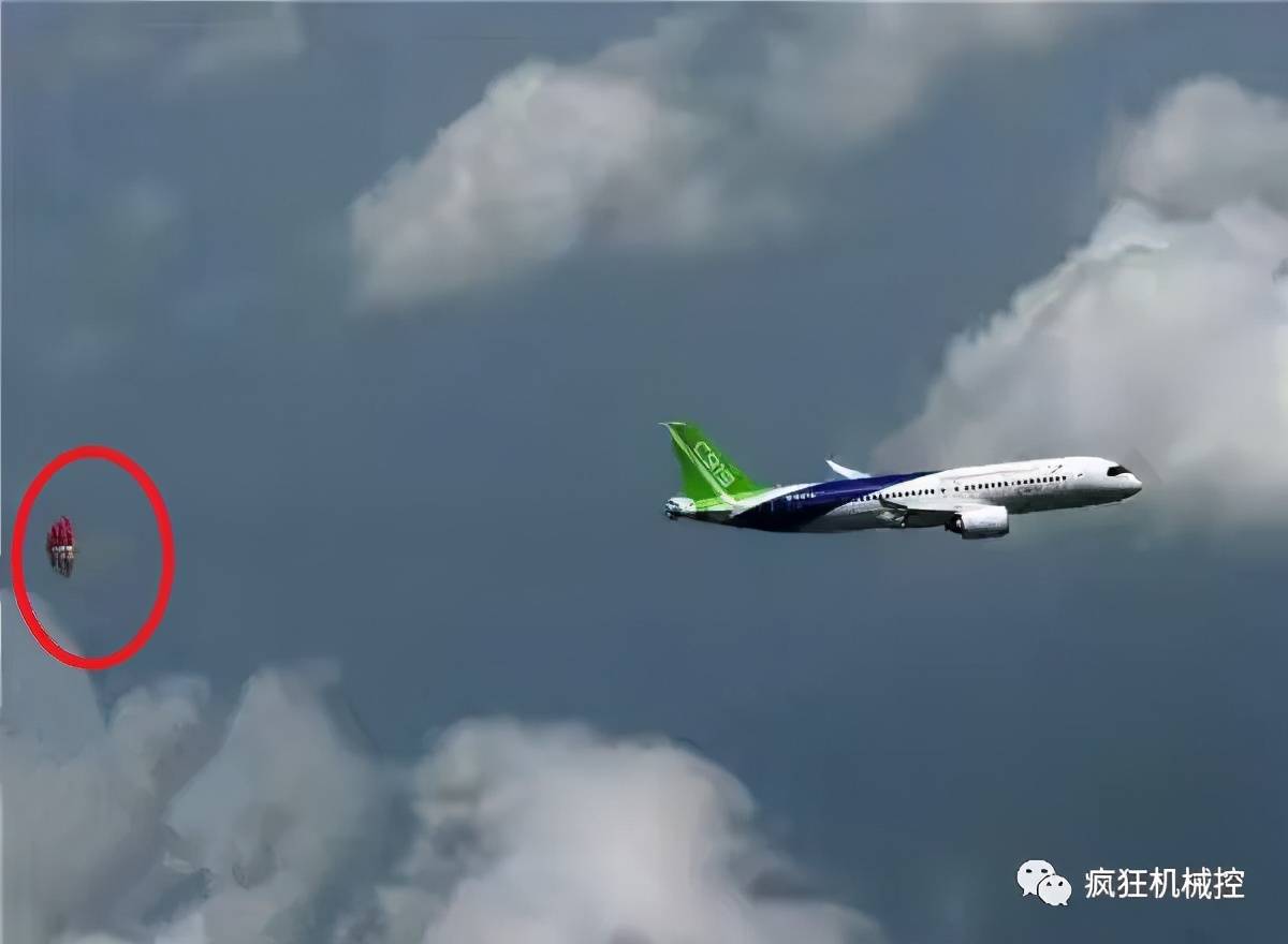 c919身後為何拉出降落傘即使飛機失速也能安全降落